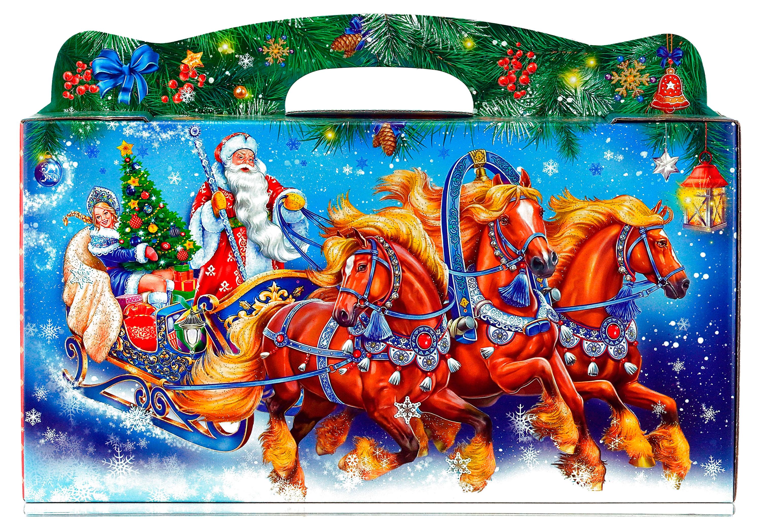 

Подарок новогодний сладкий Мосупак Кейс Новогодняя упряжка, 2,153 кг