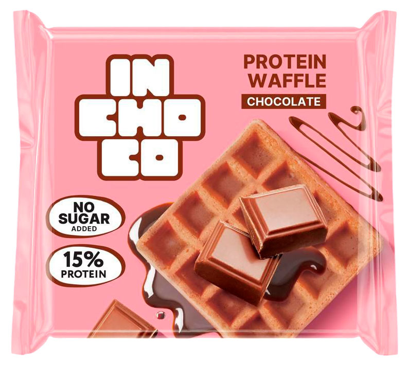 

Вафли венские протеиновые Inchoco Шоколад, 35 г