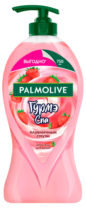 Изображение товара Гель для душа Palmolive Гурмэ СПА Клубничный смузи 750 мл, увлажнение и аромат