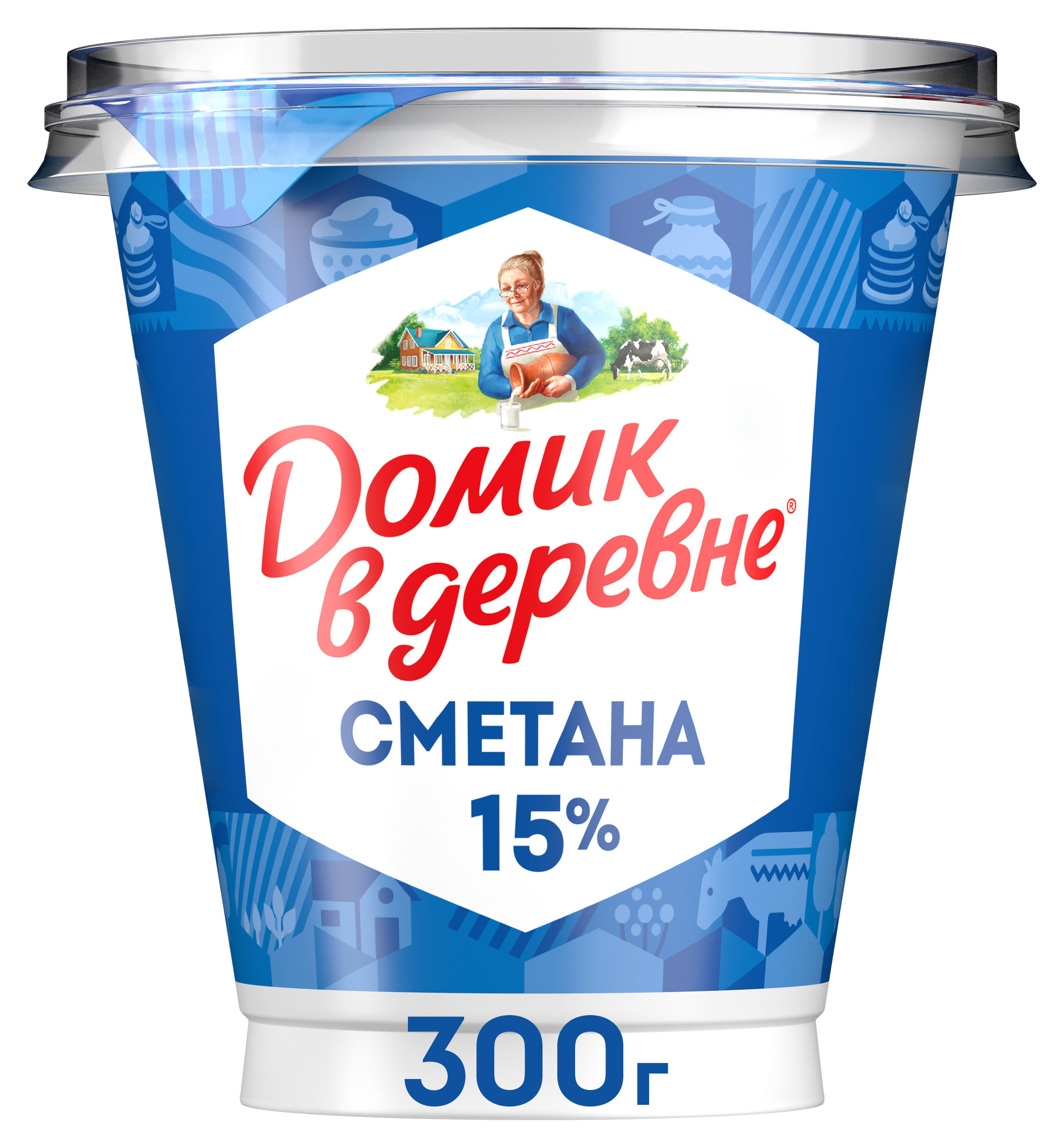 

Сметана Домик в деревне 15%, 300 г