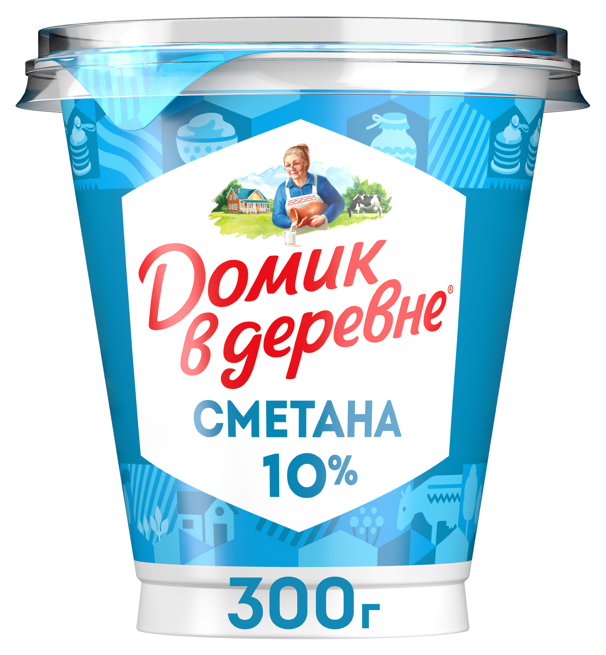 

Сметана Домик в деревне 10% БЗМЖ, 300 г