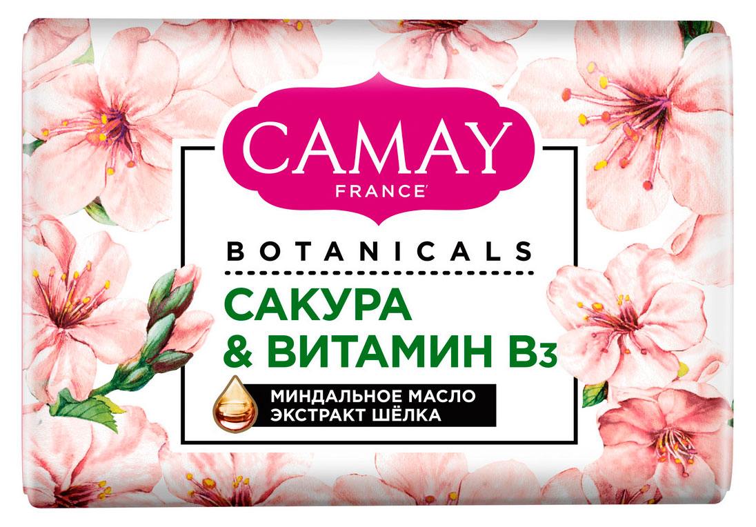 

Мыло туалетное Camay Botanicals Японская сакура, 85 г