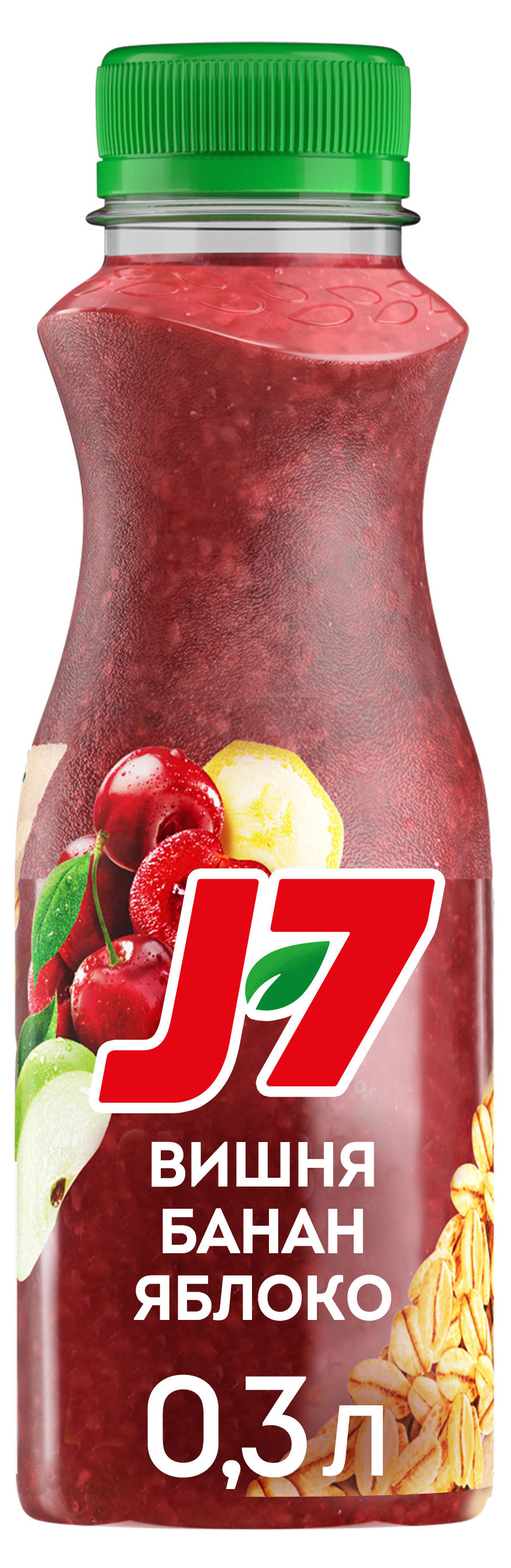 

Продукт питьевой J7 Смузи Полезный завтрак вишня банан яблоко охлажденный, 300 г