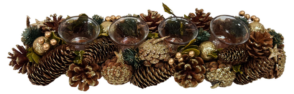 

Декорация Подсвечник на 4 свечи, 46 см