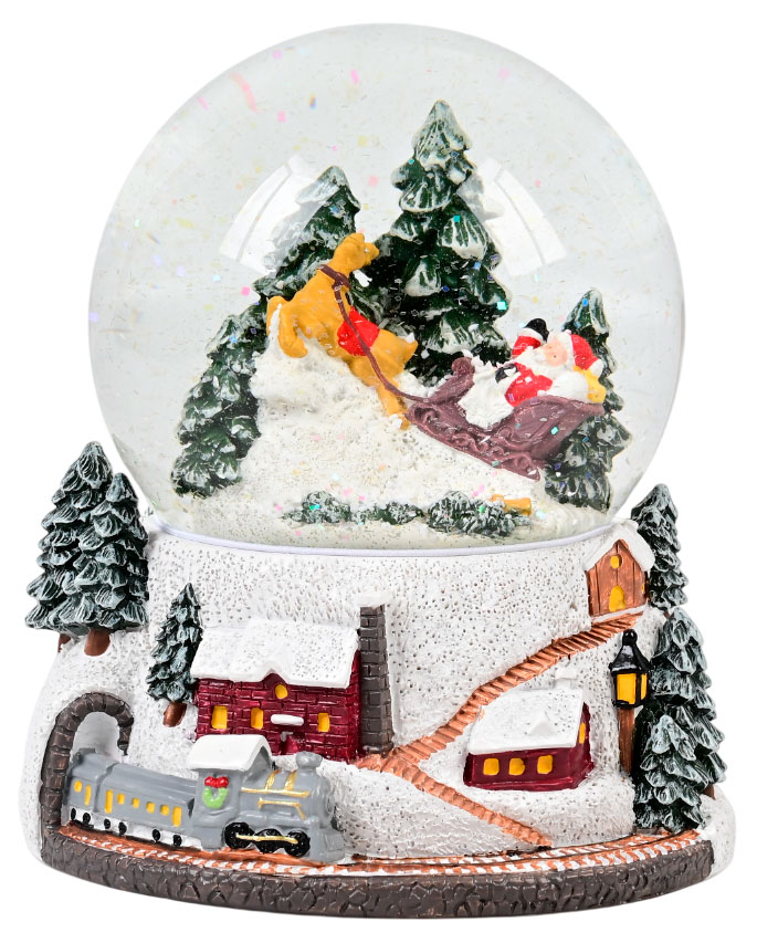 

Снежный шар Катание с горки, 16,5 см