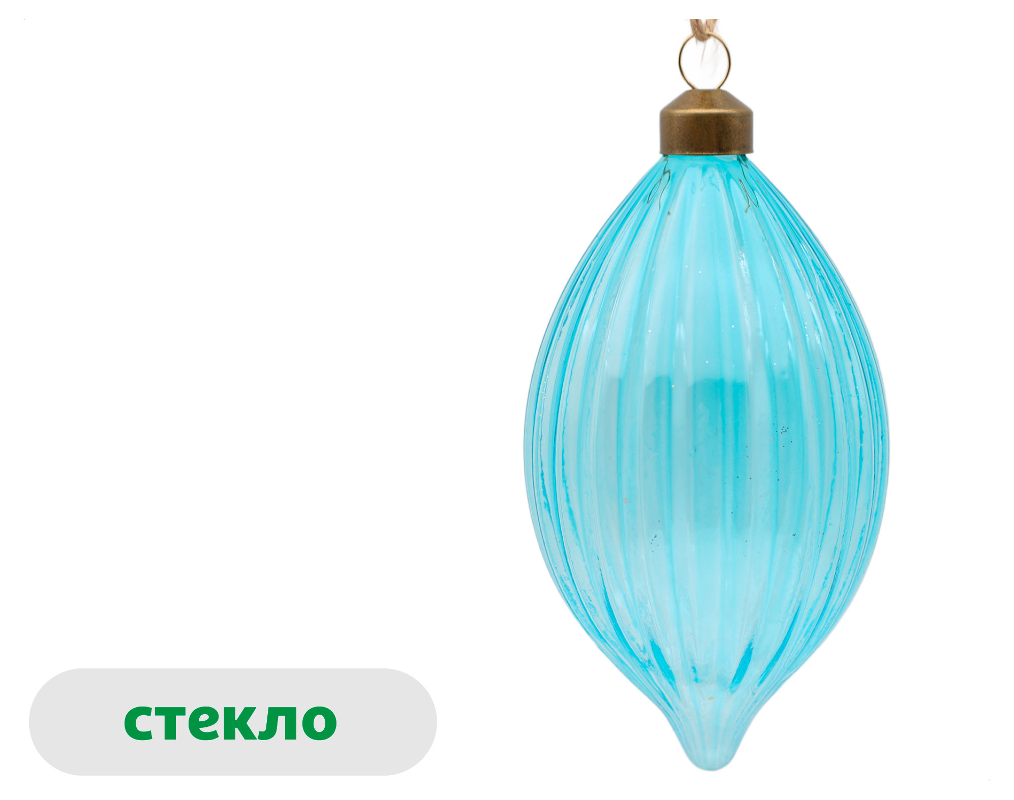 

Елочный шар Снежная королева Олива стекло, 14 см