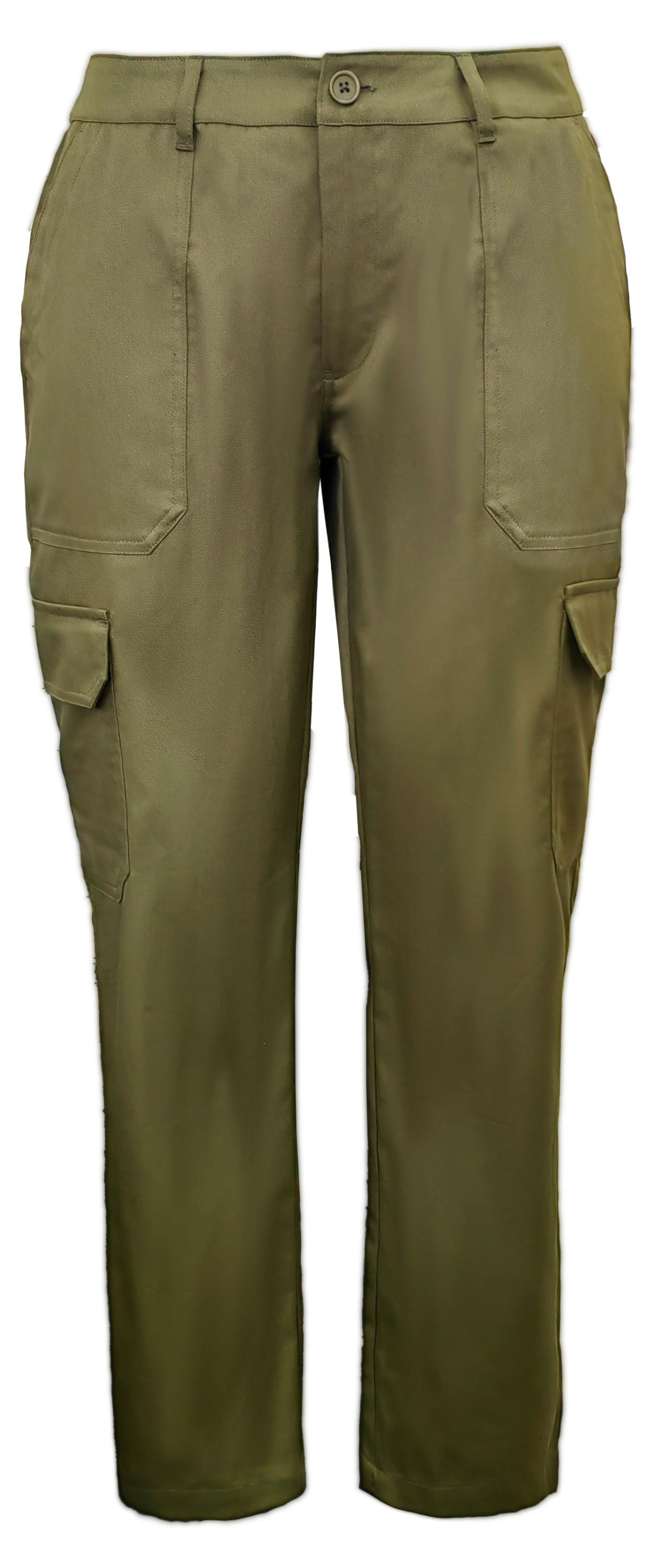 

Брюки-карго женские InExtenso зеленые, р. S-XXL