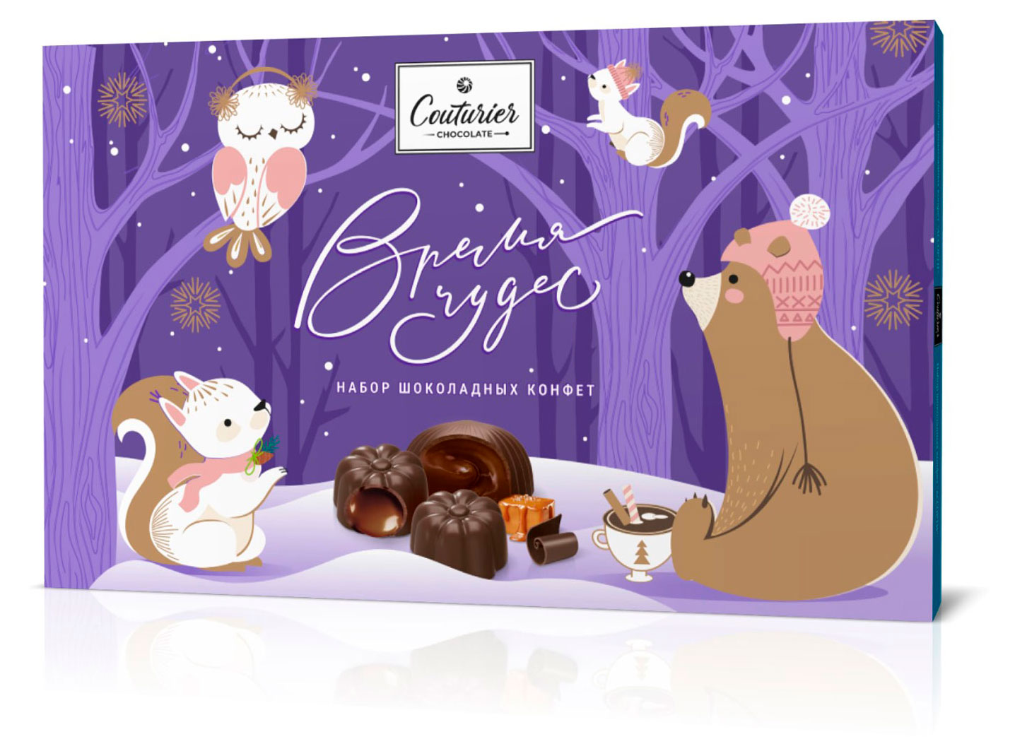 

Конфеты шоколадные Couturier Время чудес Ассорти, 250 г