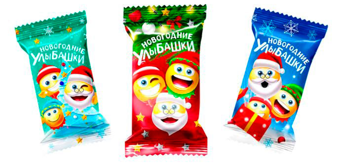 

Мармелад Новогодние улыбашки Ассорти, вес