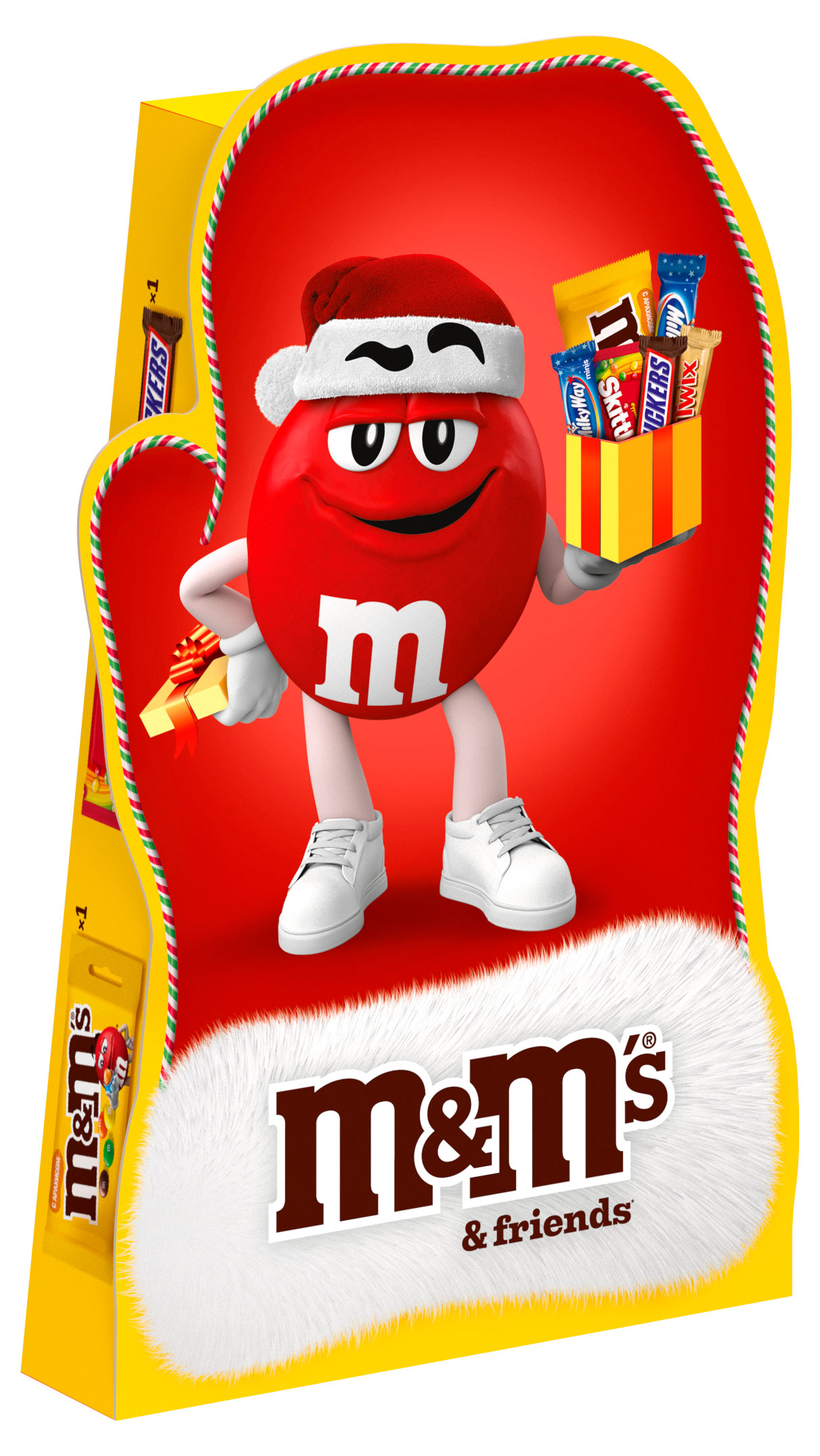 

Подарок новогодний сладкий M&Ms & friends Варежка, 121 г в ассортименте