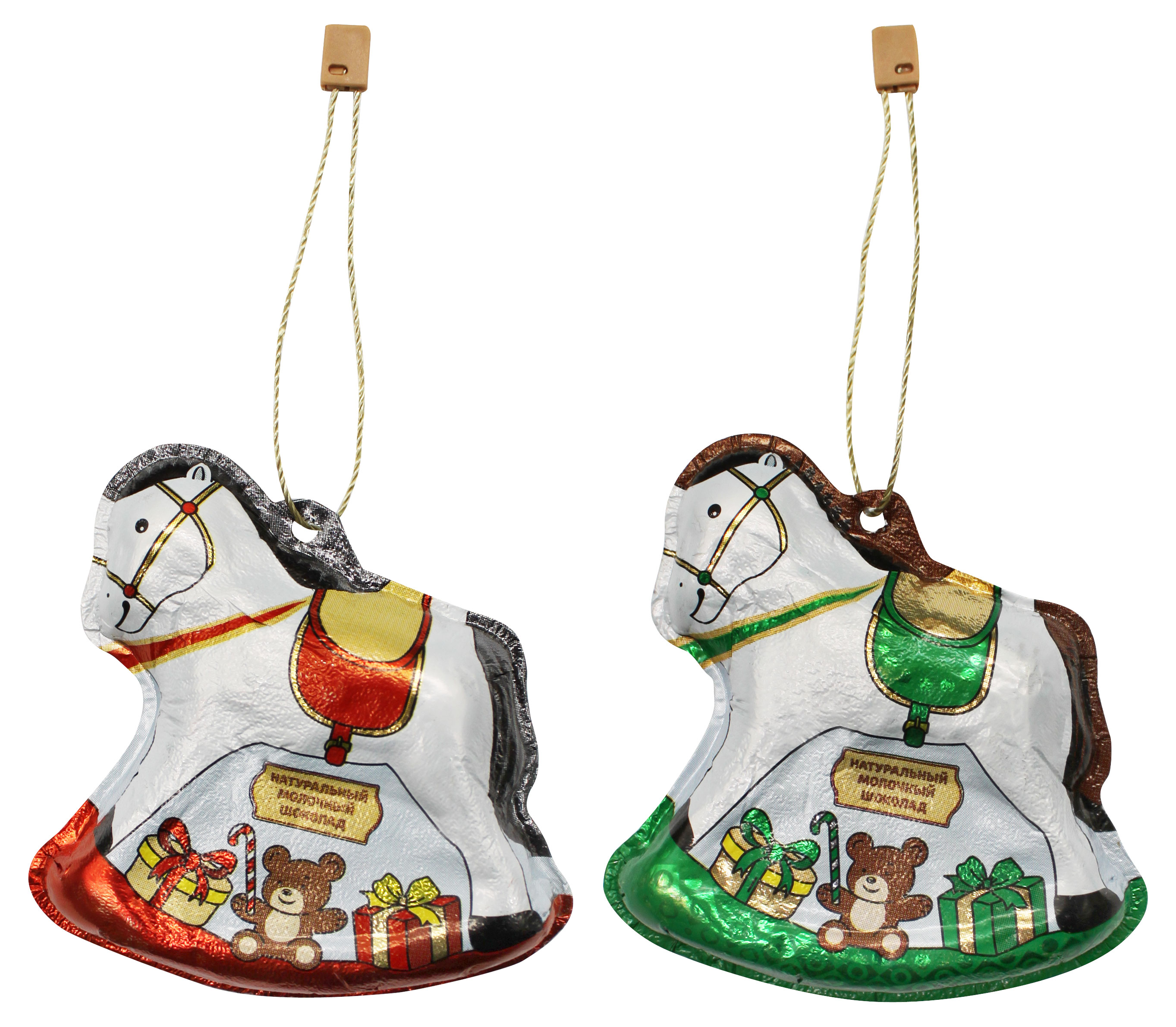 

Шоколад фигурный Лошадка на елку, 40 г 1 шт в ассортименте