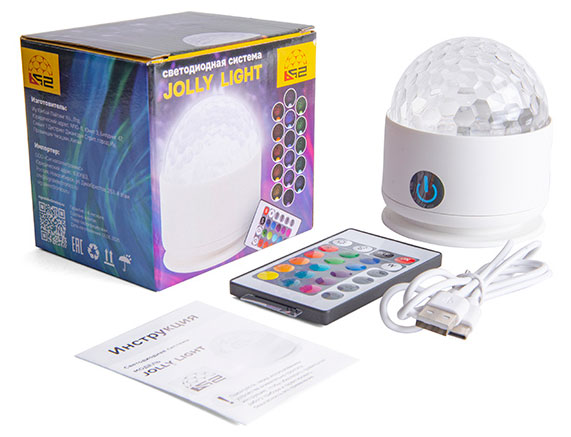 Изображение товара Светодиодная система JOLLY LIGHT RGB 16 цветовых режимов для праздников и декора