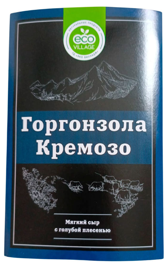 

Сыр мягкий с голубой плесенью Горгонзола Кремозо Eco Village 70% БЗМЖ, 90 г