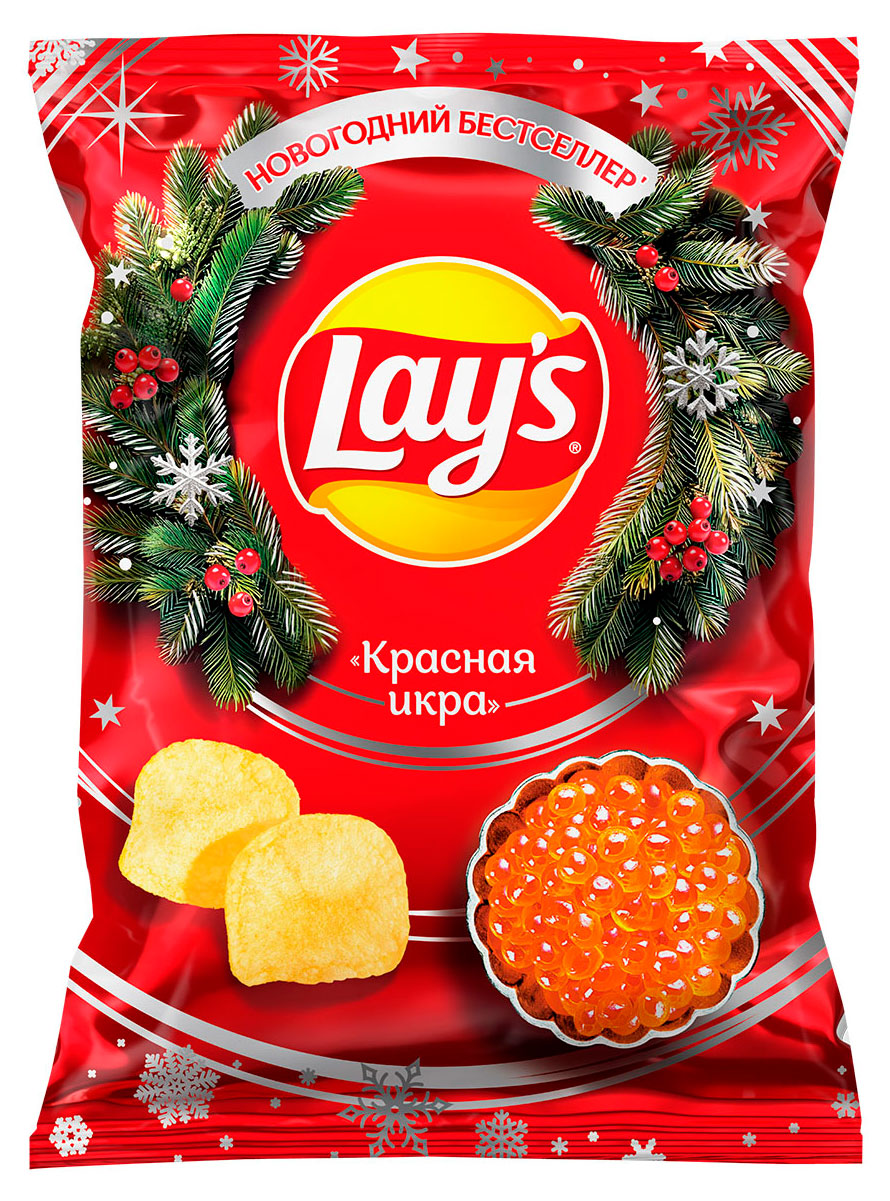 

Чипсы Lay's со вкусом красной икры, 105 г
