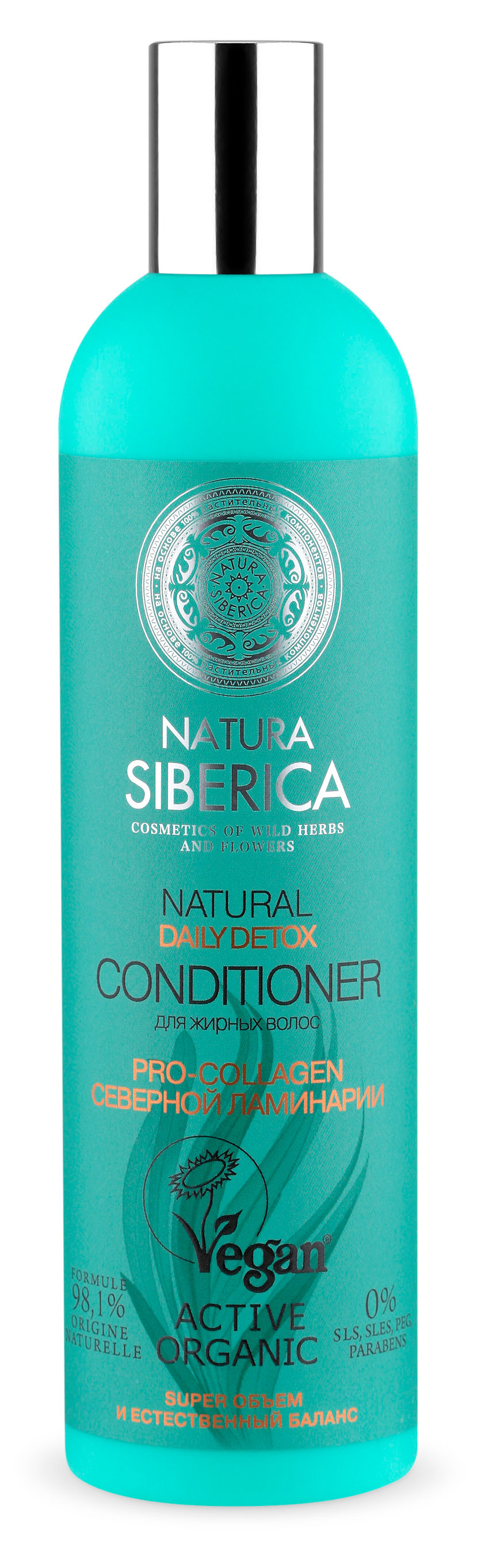 Изображение товара Бальзам для жирных волос Natura Siberica Daily Detox 400 мл натуральный уход