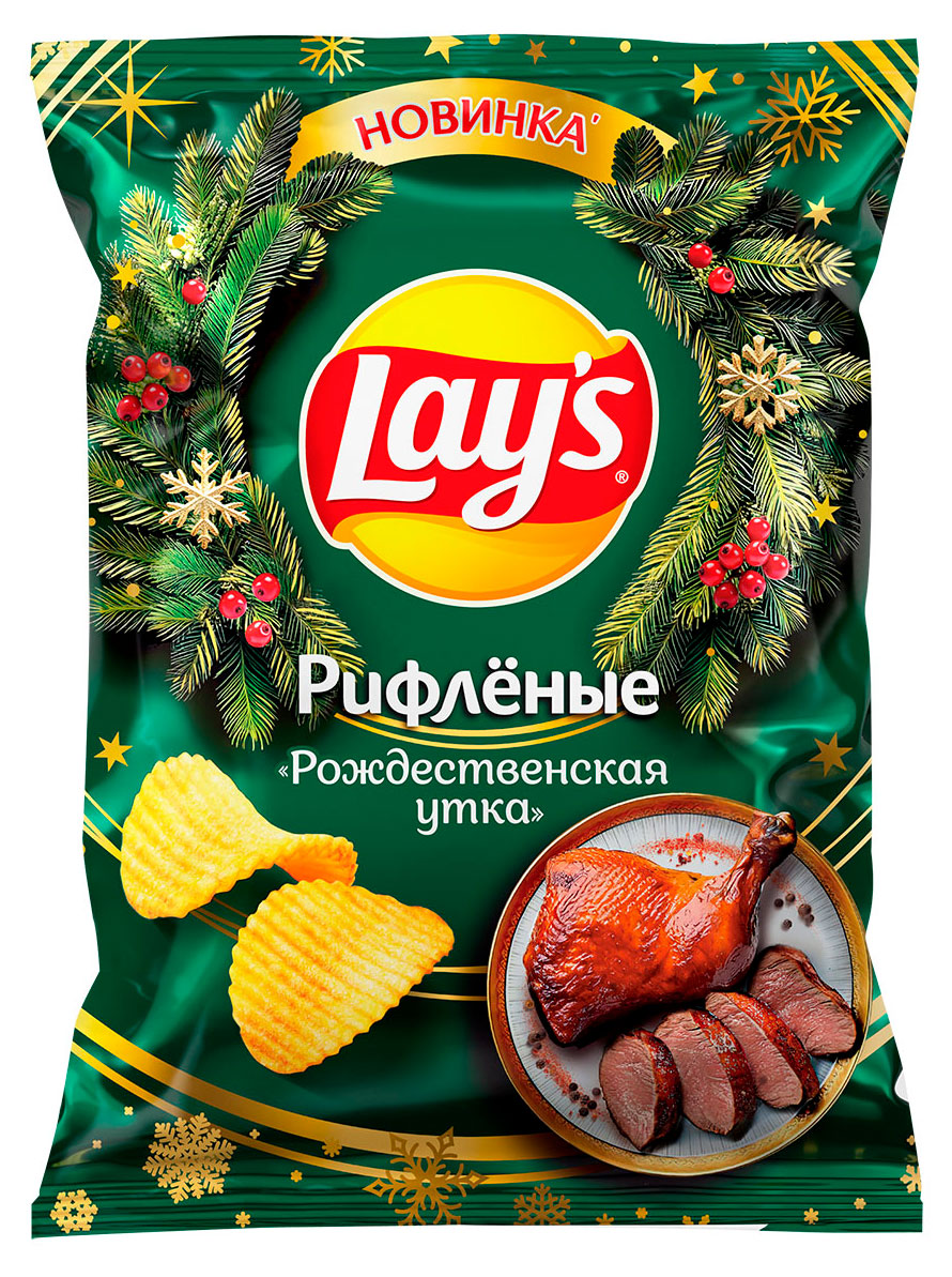 

Чипсы Lay's Рождественская утка, 105 г