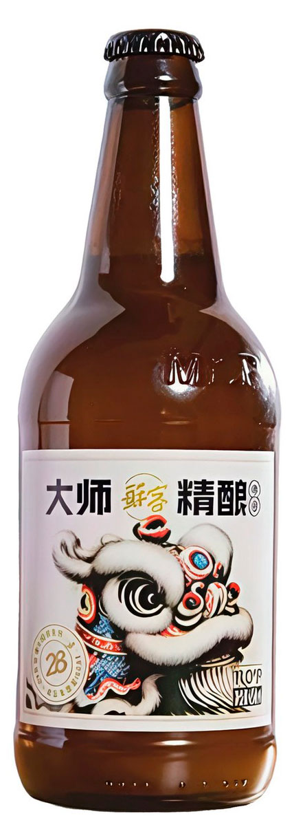 Изображение товара Пиво Fresh Guest светлое нефильтрованное 500 мл Китай