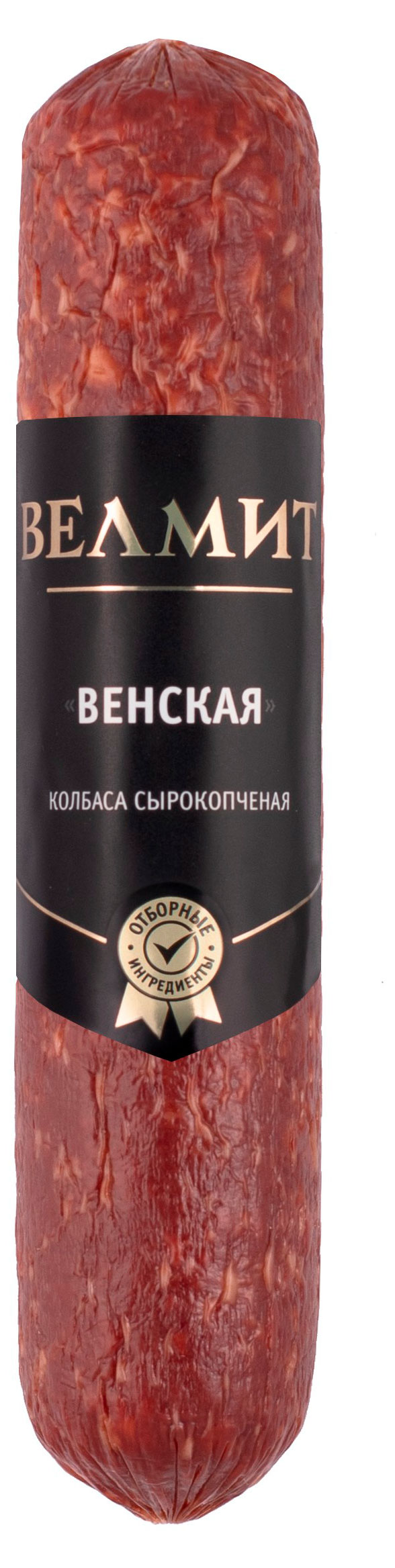 Изображение товара Колбаса сырокопченая Венская "Велмит" 400 г - натуральный вкус традиционной мясной продукции