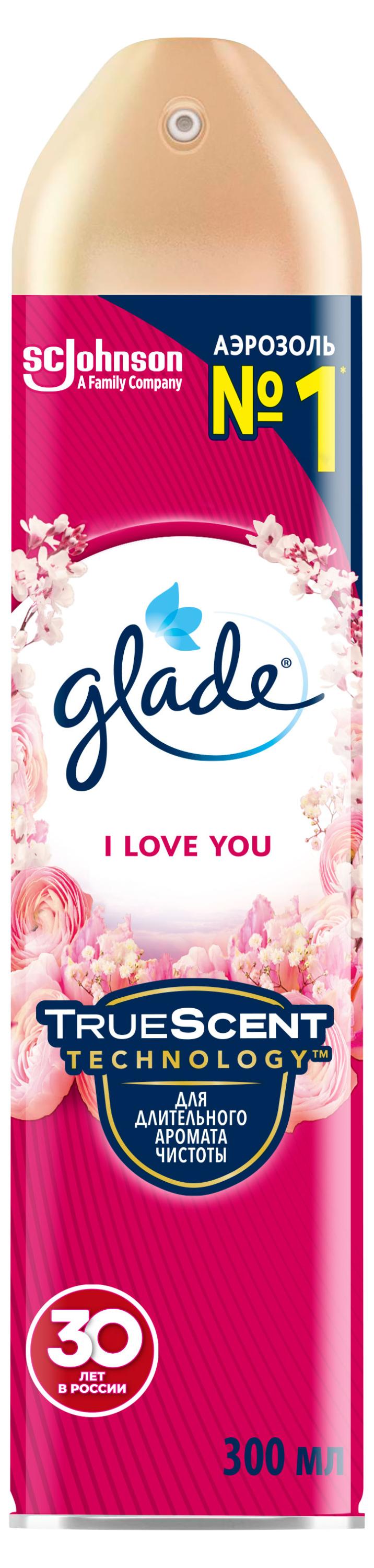 

Освежитель воздуха Glade Аэрозоль I Love You, 300 мл