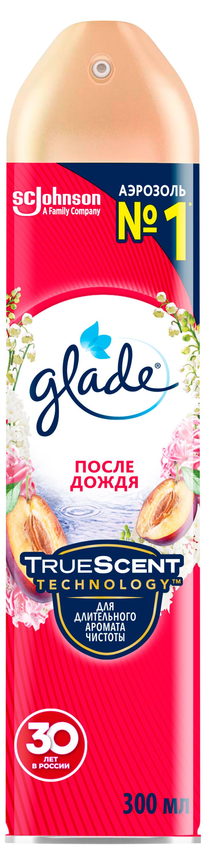 

Освежитель воздуха Glade Аэрозоль После дождя, 300 мл