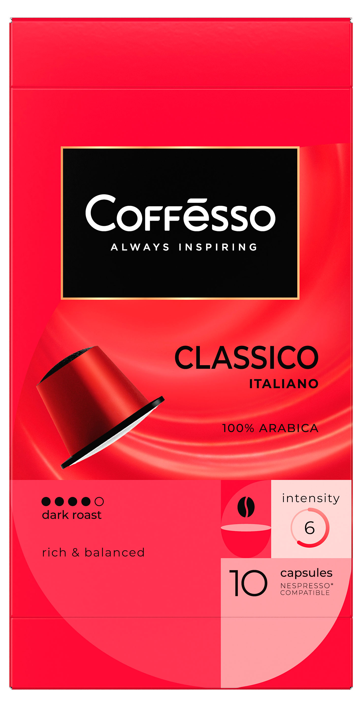

Кофе капсульный Coffesso Classico Italiano, 10 капсул