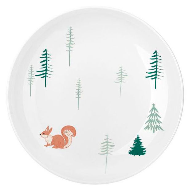 

Тарелка десертная Actuel Вокруг света Деревья, 19 см