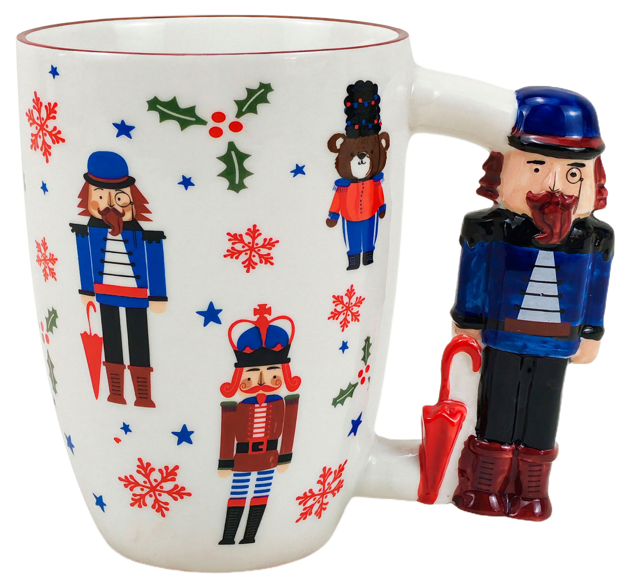 Изображение товара Кружка Actuel с декором Щелкунчик 700 мл фарфор праздничная