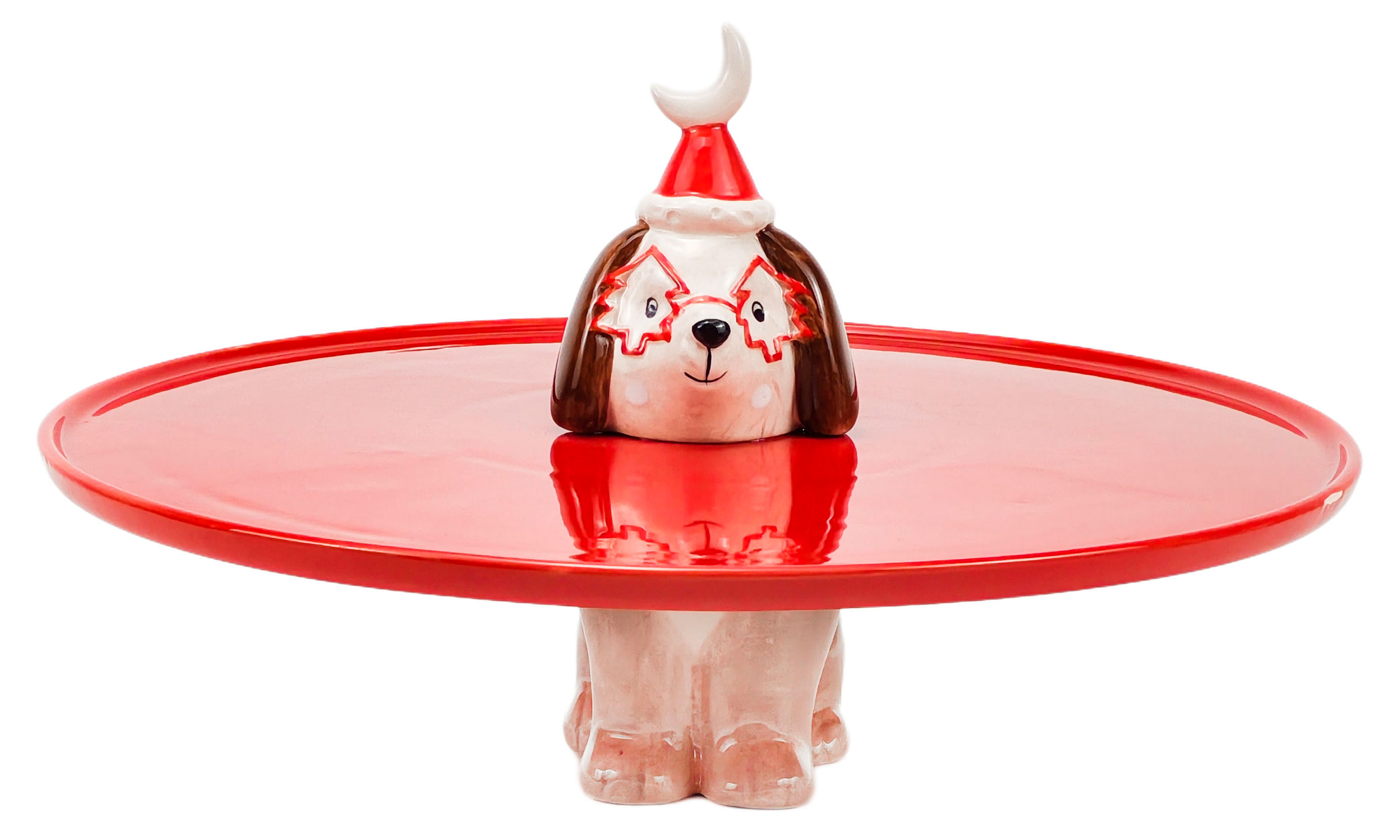 Изображение товара Подставка для торта Actuel Вокруг света Новогодний пес, 30 см