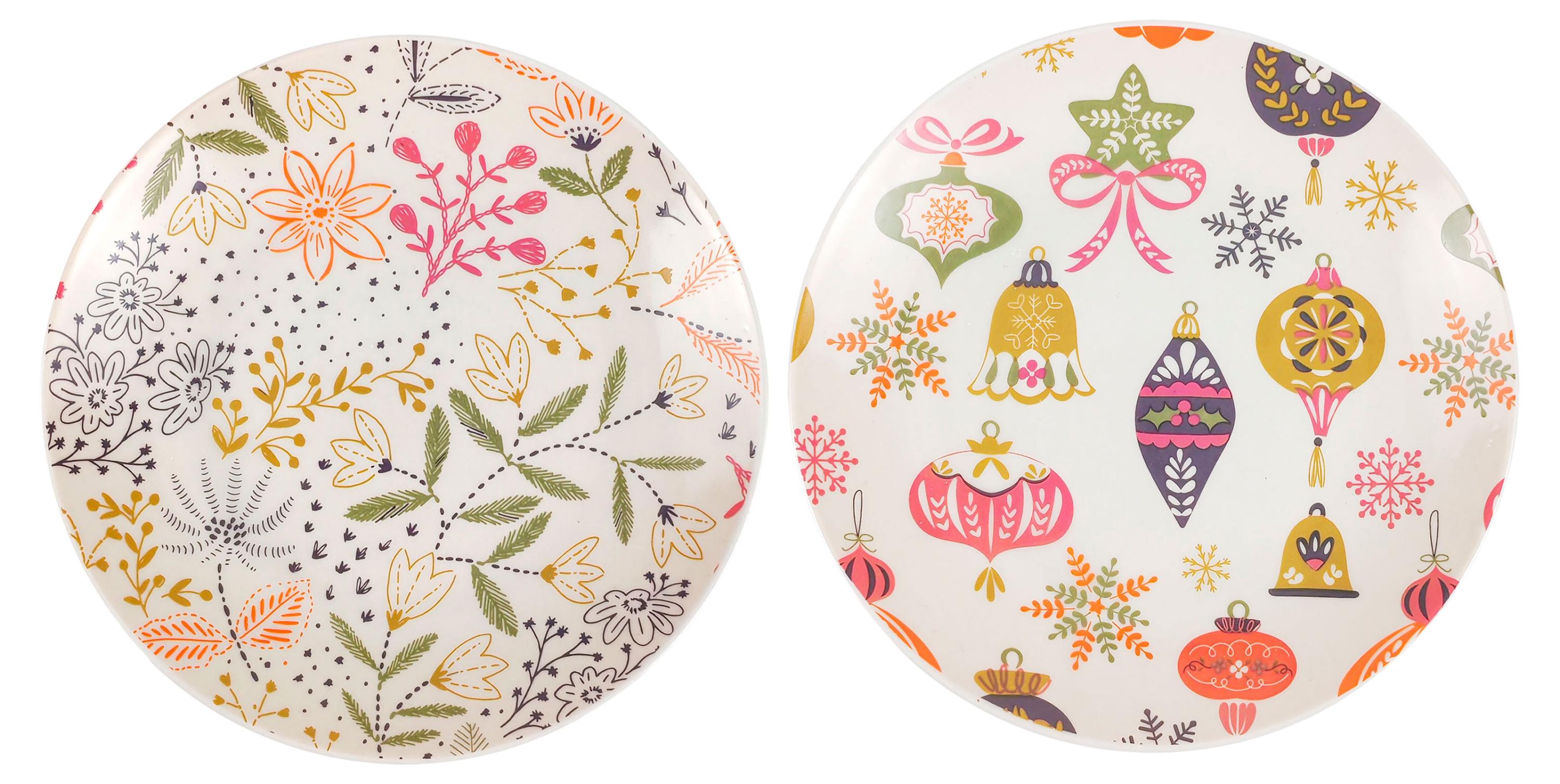 

Тарелка Actuel Новогодние шары/Листья, 15 см 1 шт