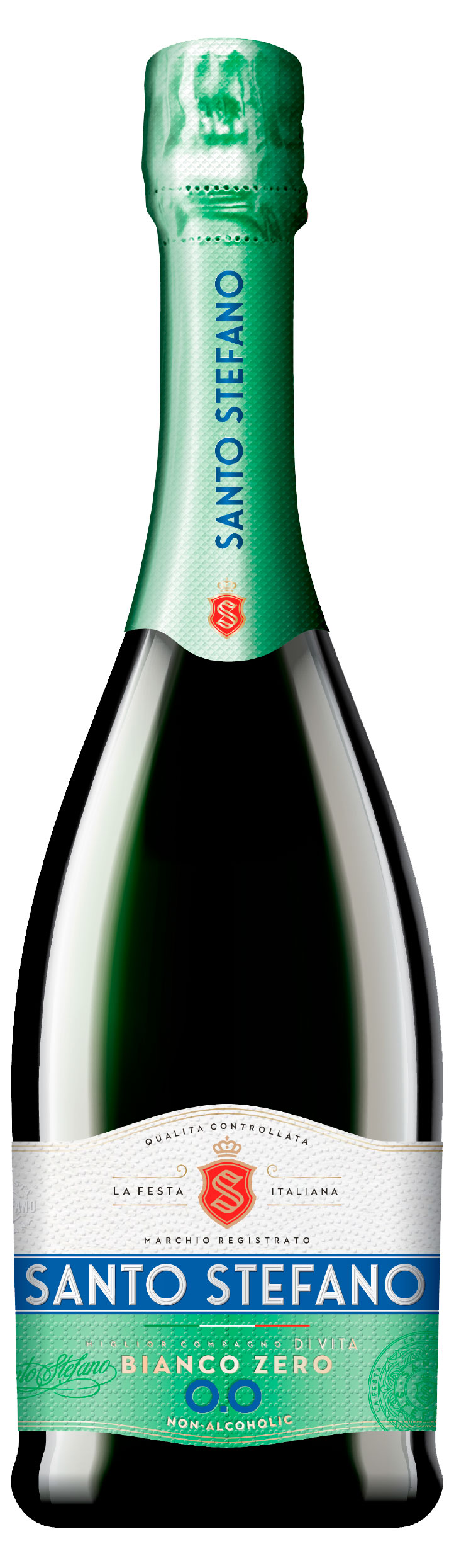 

Напиток винный игристый безалкогольный Santo Stefano белый полусладкий Россия, 0,75 л