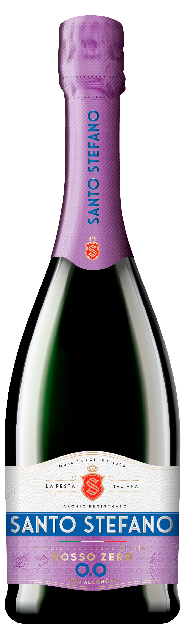 

Напиток винный игристый безалкогольный Santo Stefano красный полусладкий Россия, 0,75 л