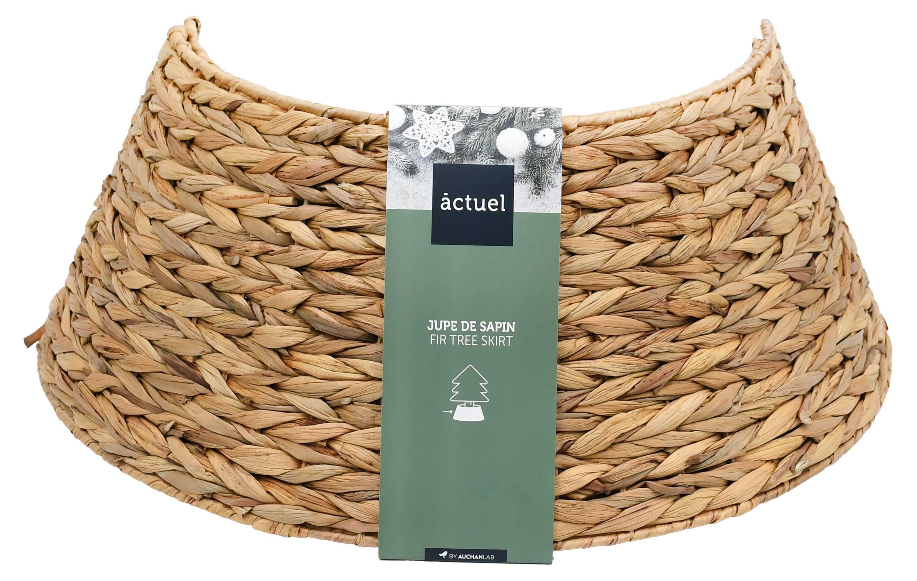 Изображение товара Юбка для елки Actuel плетеная 40 см - украшение на новогодний праздник