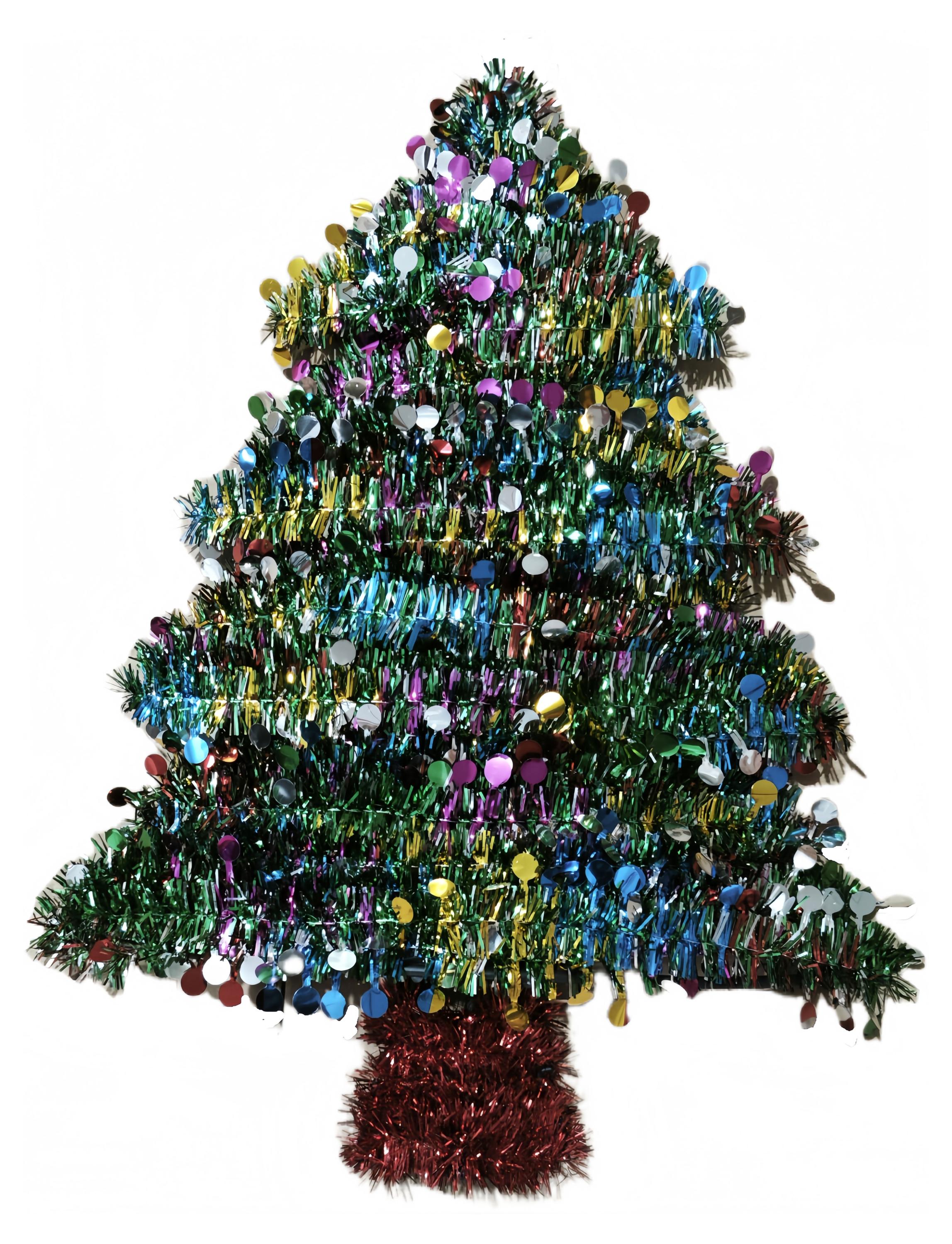 

Декорация подвесная Елочка из мишуры, 45 см