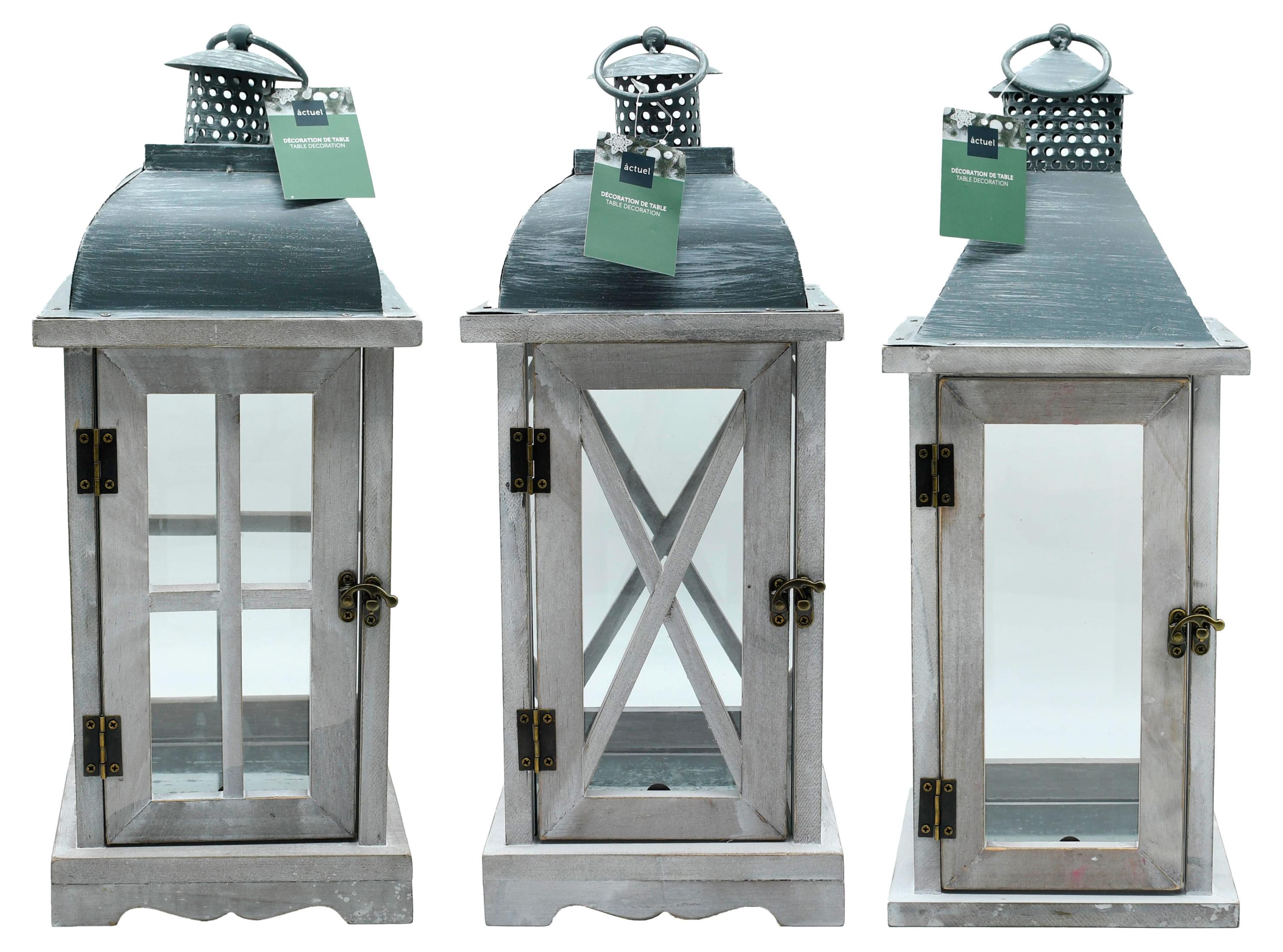 

Декорация Фонарь белый 41 см, 1 шт в ассортименте