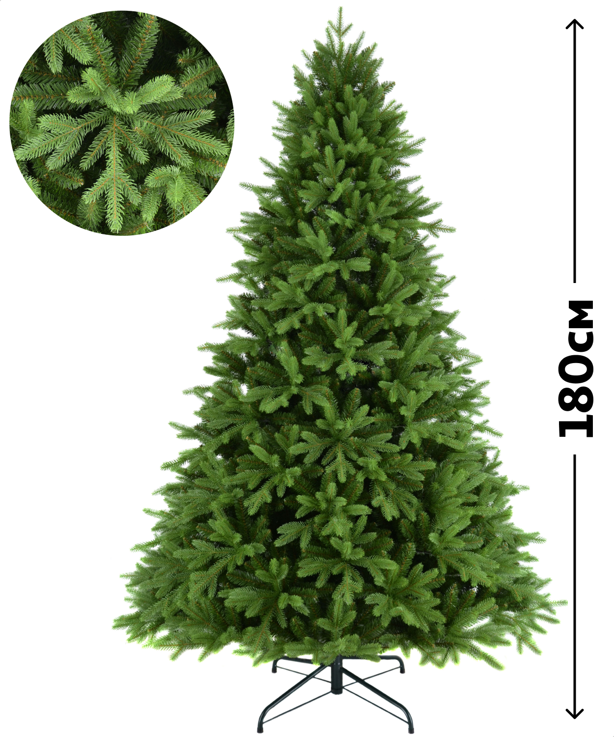 

Ель искусственная зеленая, 180 см