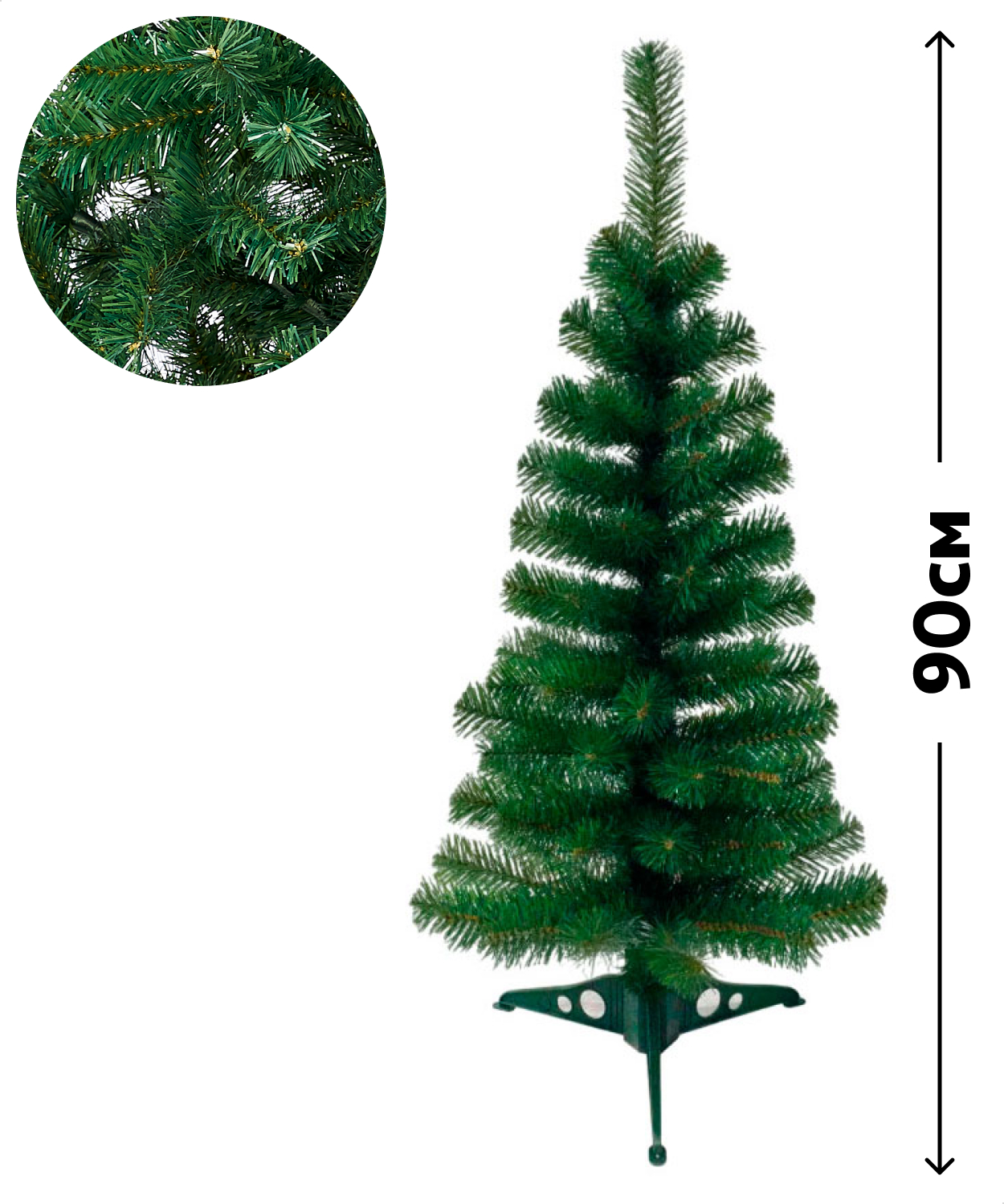 Изображение товара Искусственная ель Actuel зеленая 90 см для новогоднего праздника