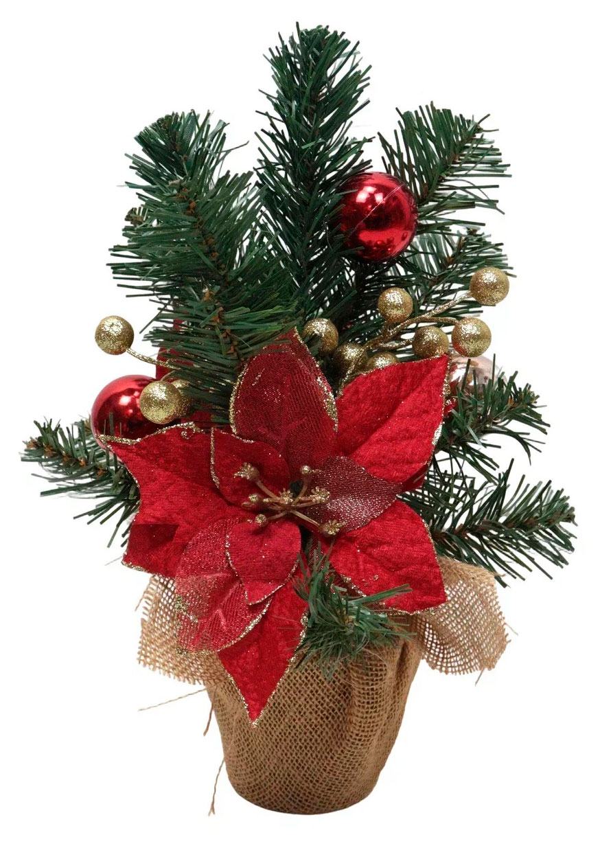 

Ель искусственная настольная Actuel в джутовом горшке, 33 см