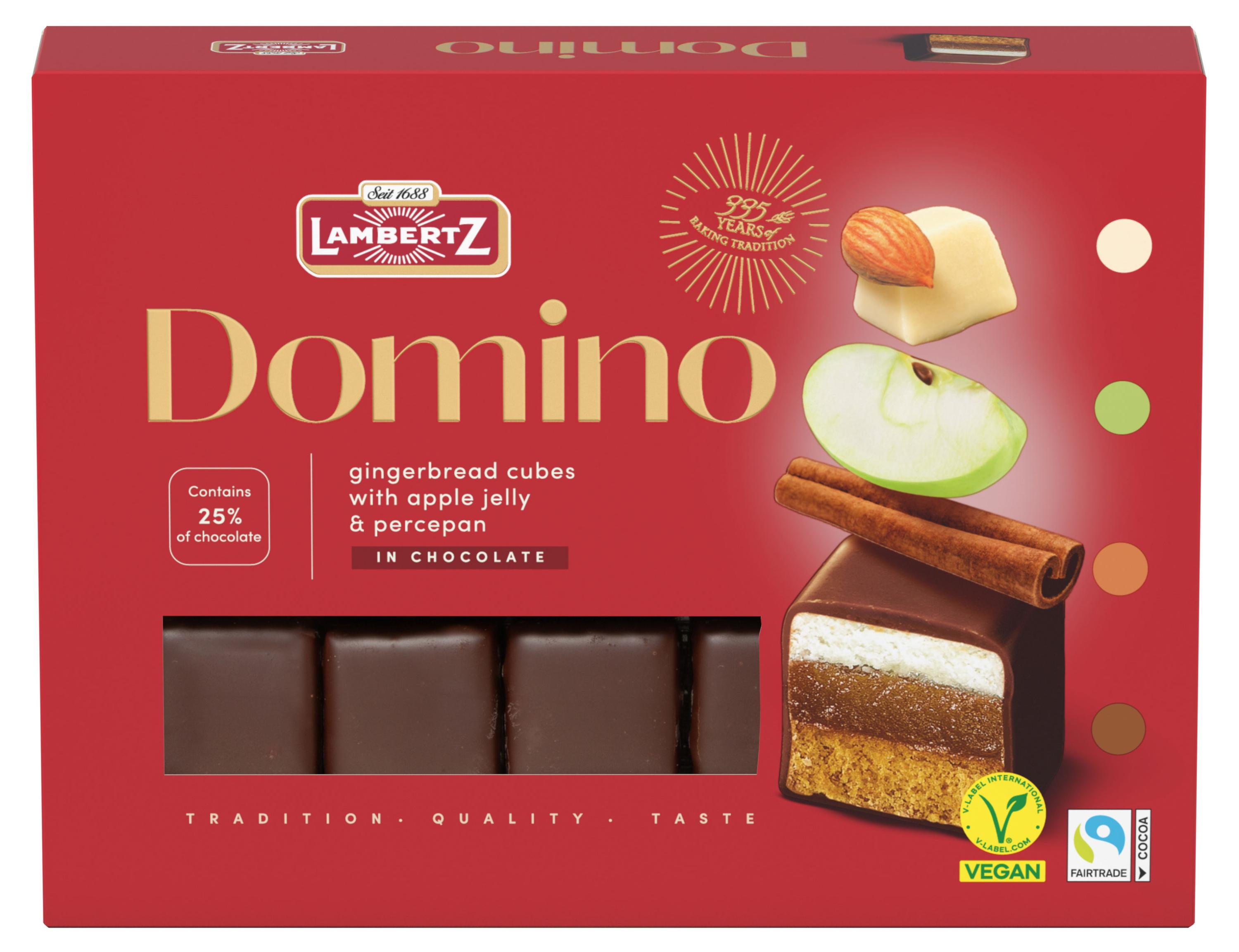 

Пряники Lambertz Domino with apple jelly & percipan, 175 г