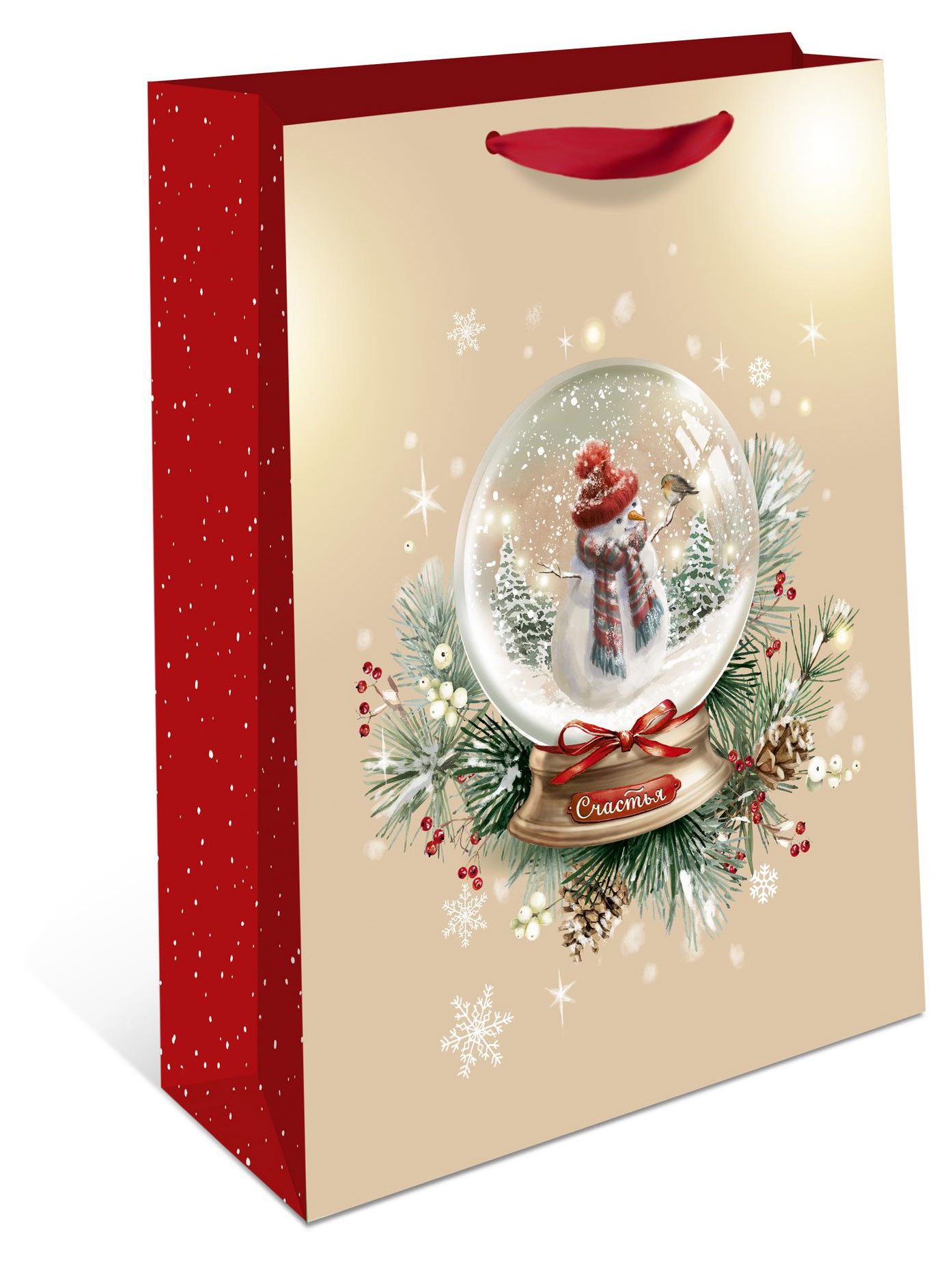 

Пакет подарочный с принтом, 14,5х11,5х6,5 см в ассортименте