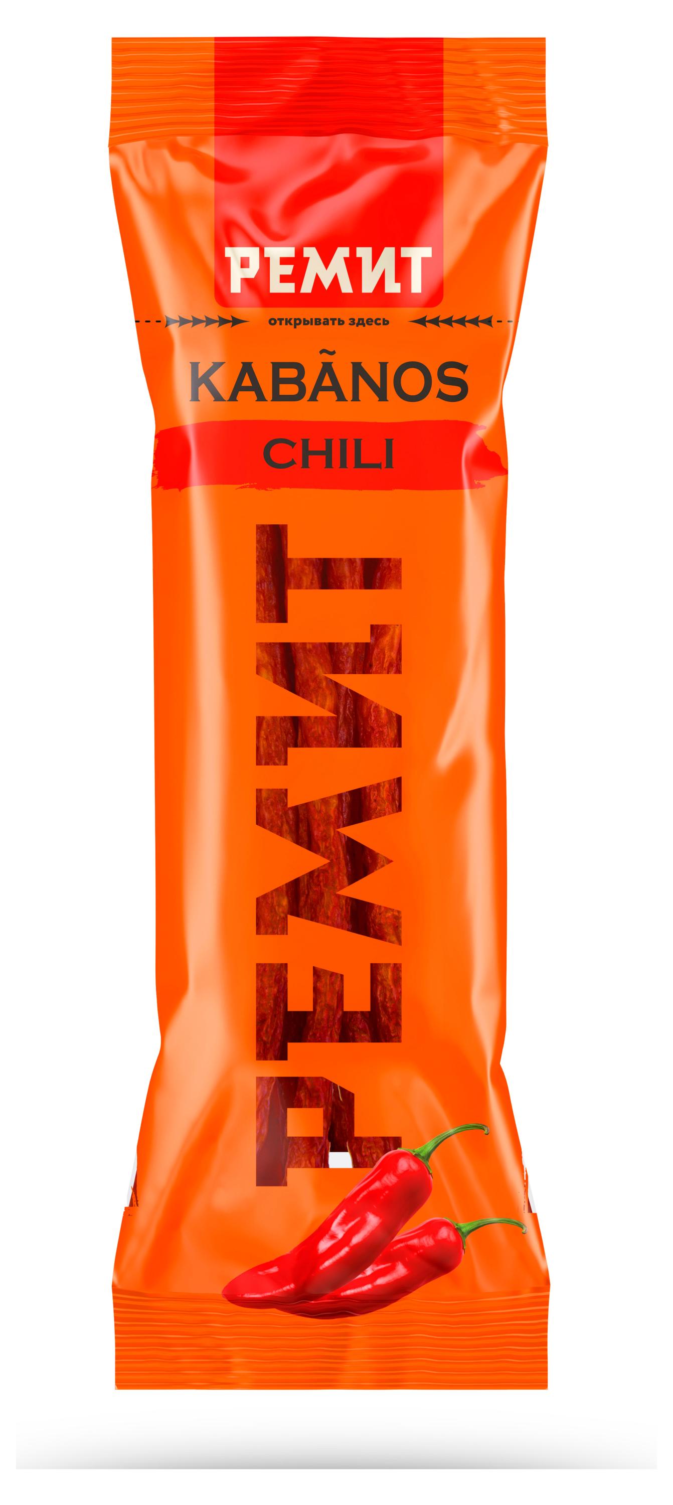 

Колбаски сырокопченые Ремит Kabanos Chili, 70 г