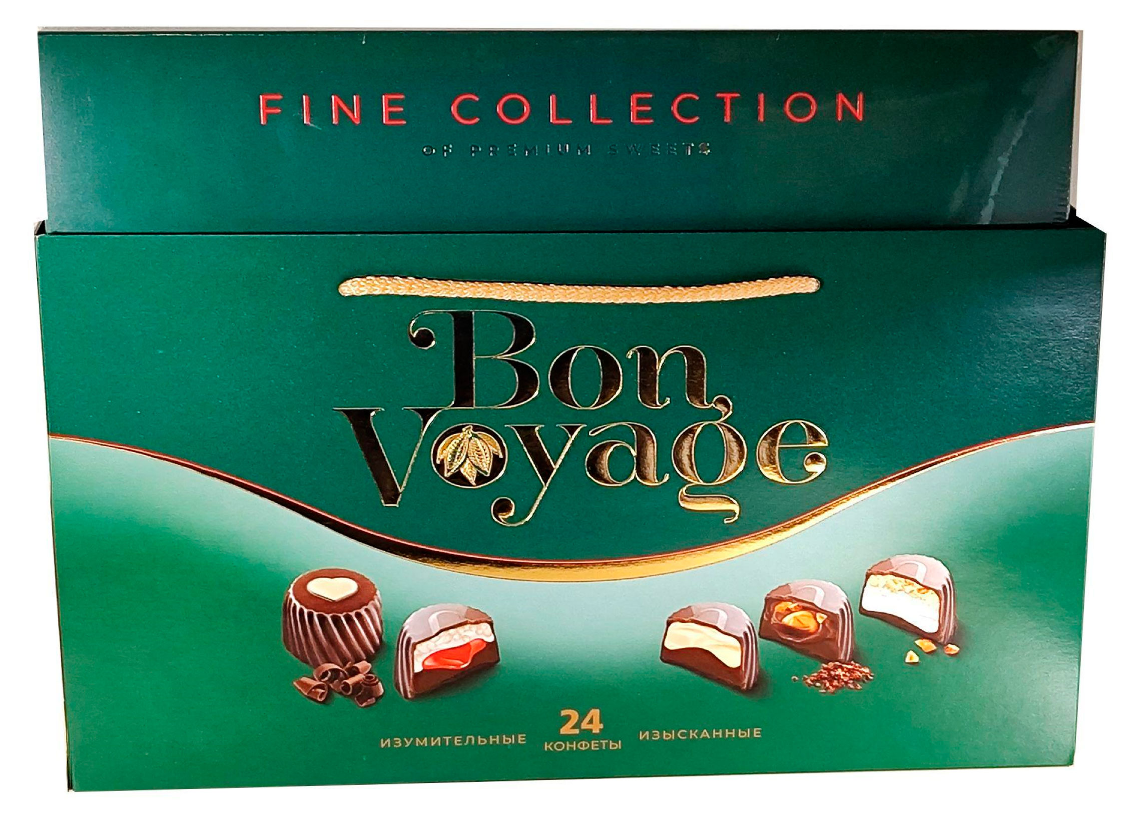 

Набор конфет Bon Voyage Ассорти зеленый, 370 г