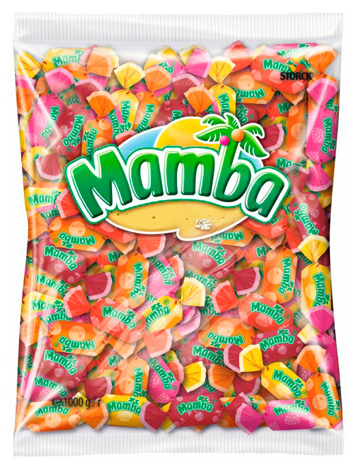 Изображение товара Конфеты жевательные Mamba ассорти 1 кг Германия