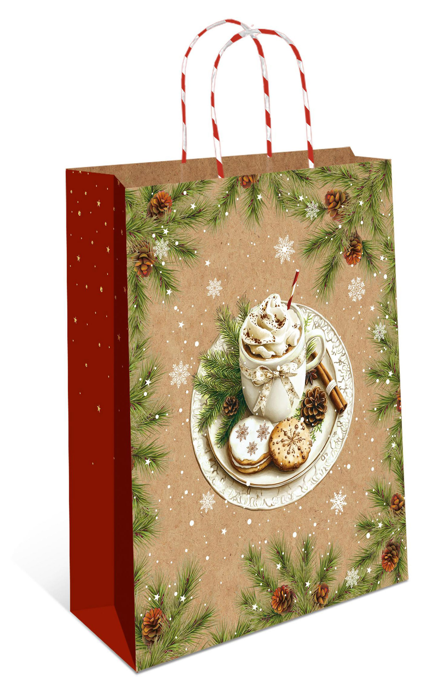 

Пакет подарочный крафт большой в ассортименте