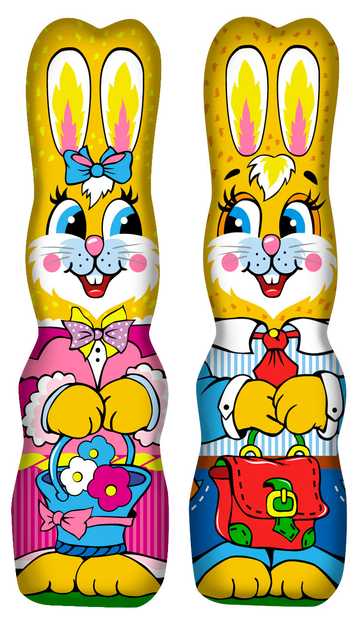 

Кондитерское изделие из шоколадной глазури Шоколадный Мир Кролик, 40 г