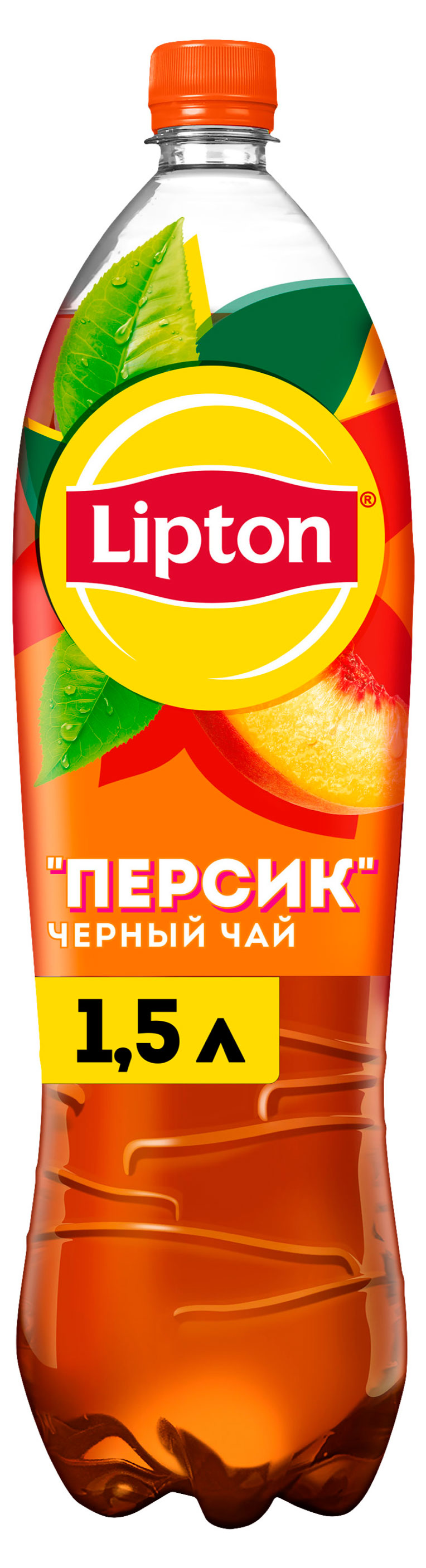 

Чай черный Lipton персик, 1,5 л