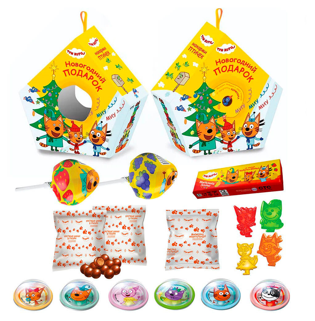 

Подарок новогодний сладкий Hello Kitty, 182 г