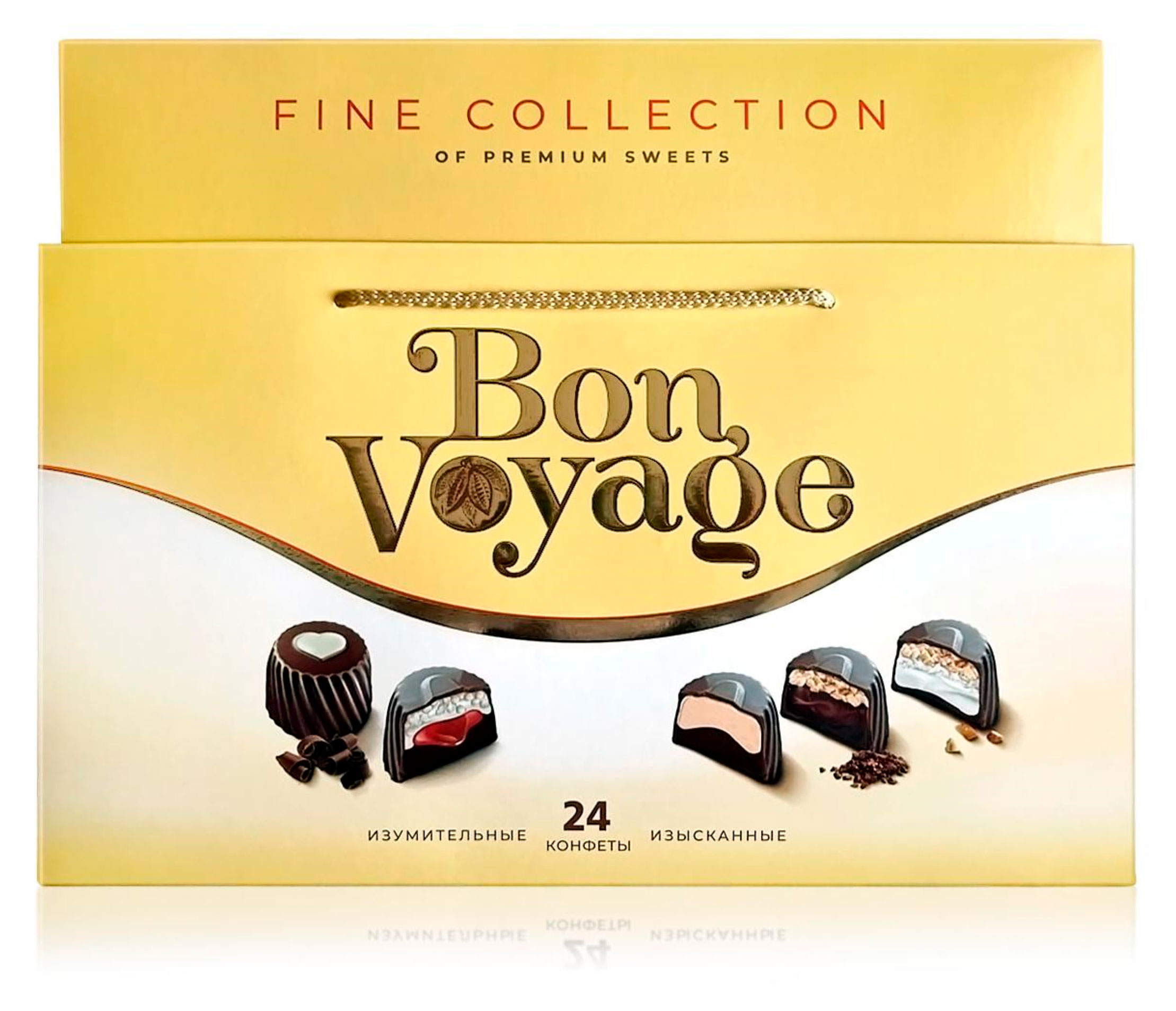 

Набор конфет Bon Voyage ассорти бежевый, 370 г