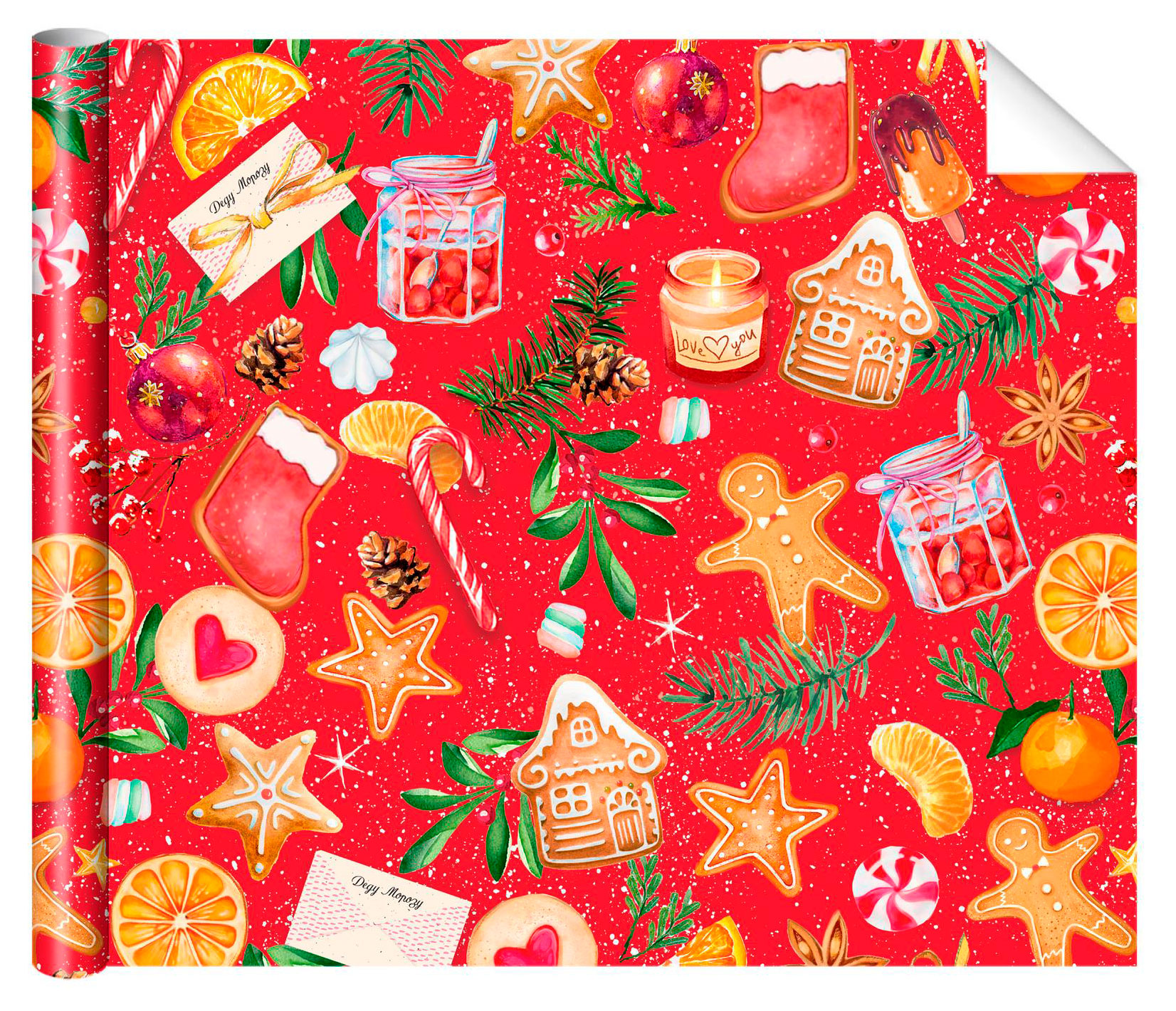 Изображение товара Упаковочная бумага Арт & Дизайн 70х100 см с авторским дизайном