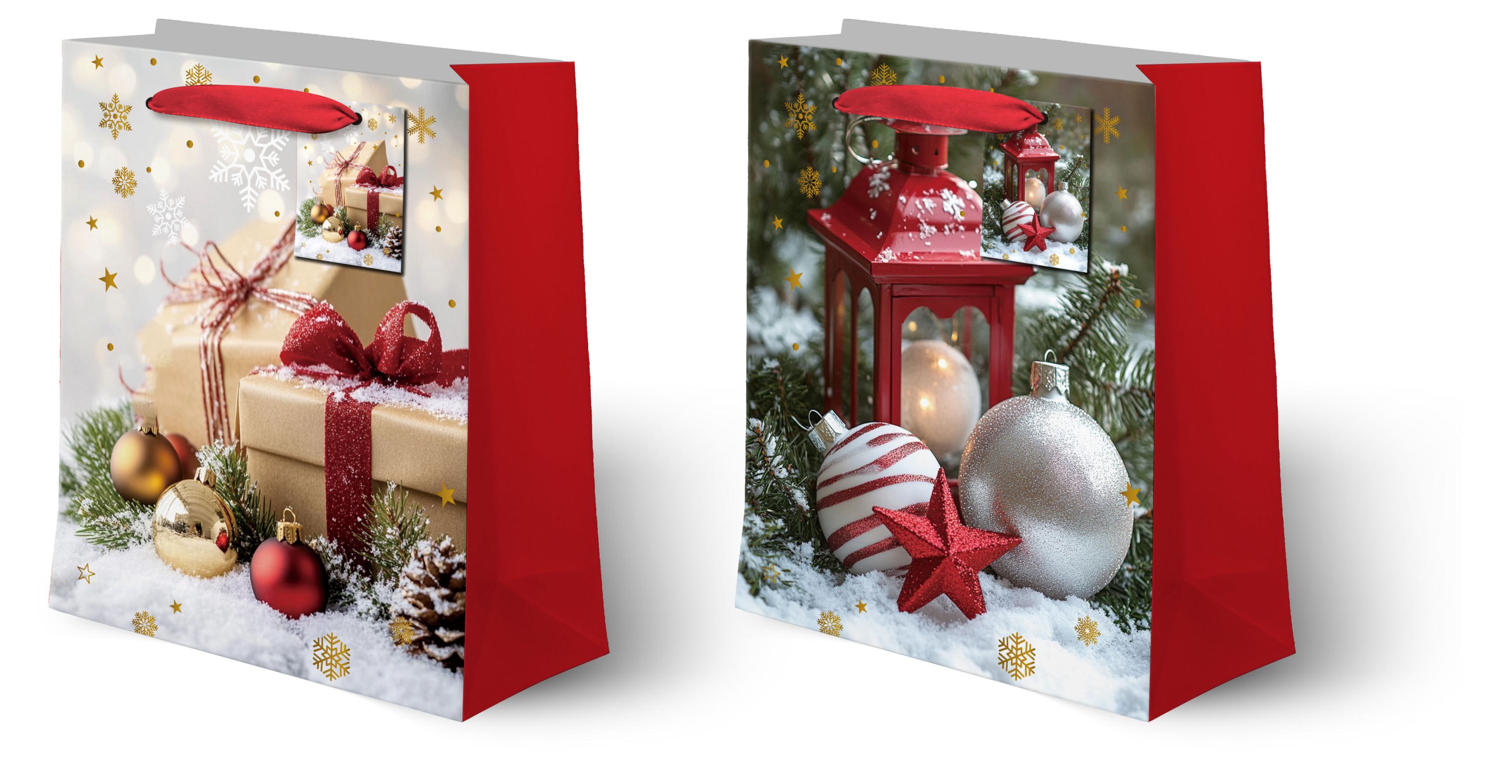 Изображение товара Подарочный пакет Настроение L 26x32x10 см универсальный в ассортименте