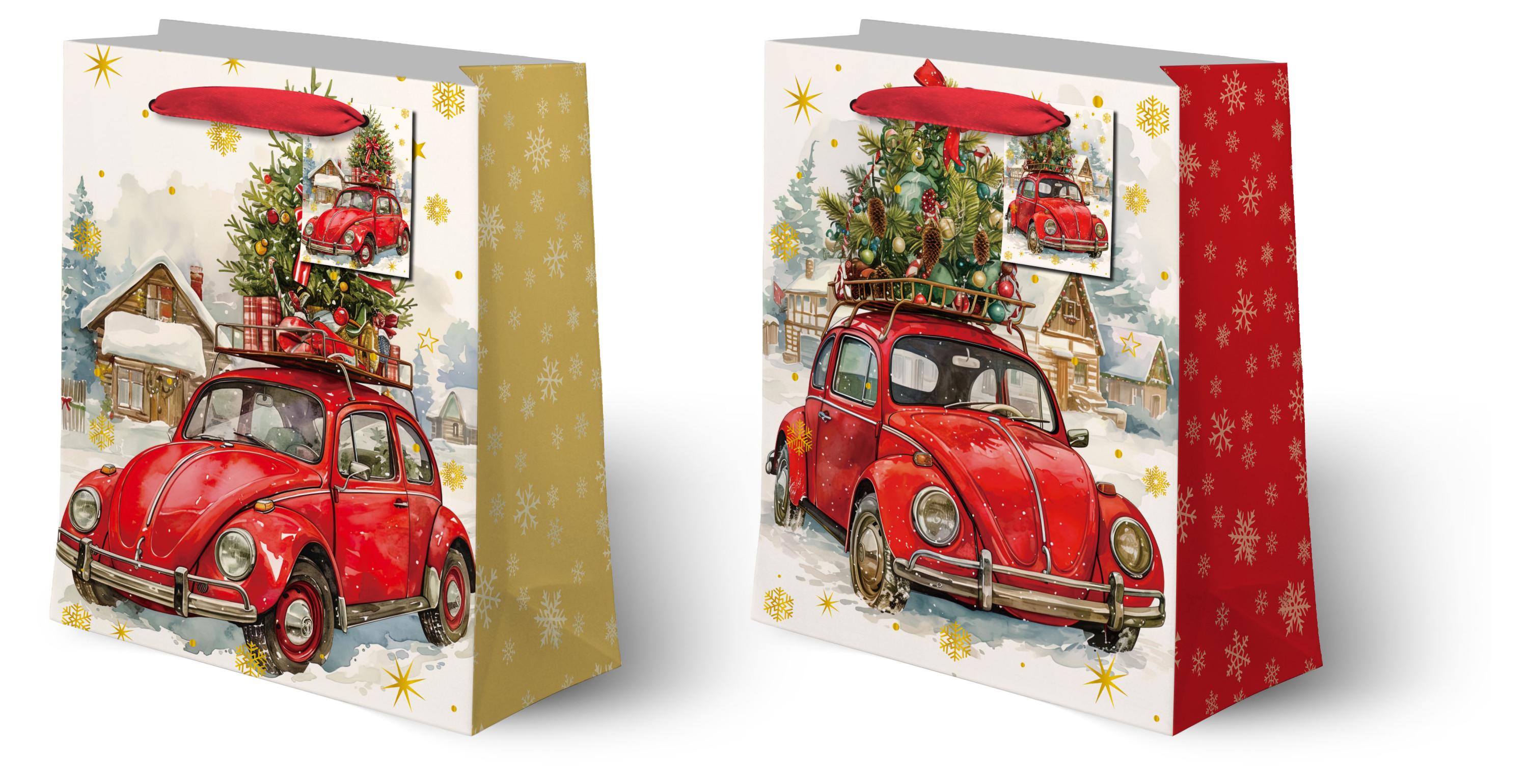 Изображение товара Пакет подарочный Авто XL 30х39х12 см универсальный для подарков